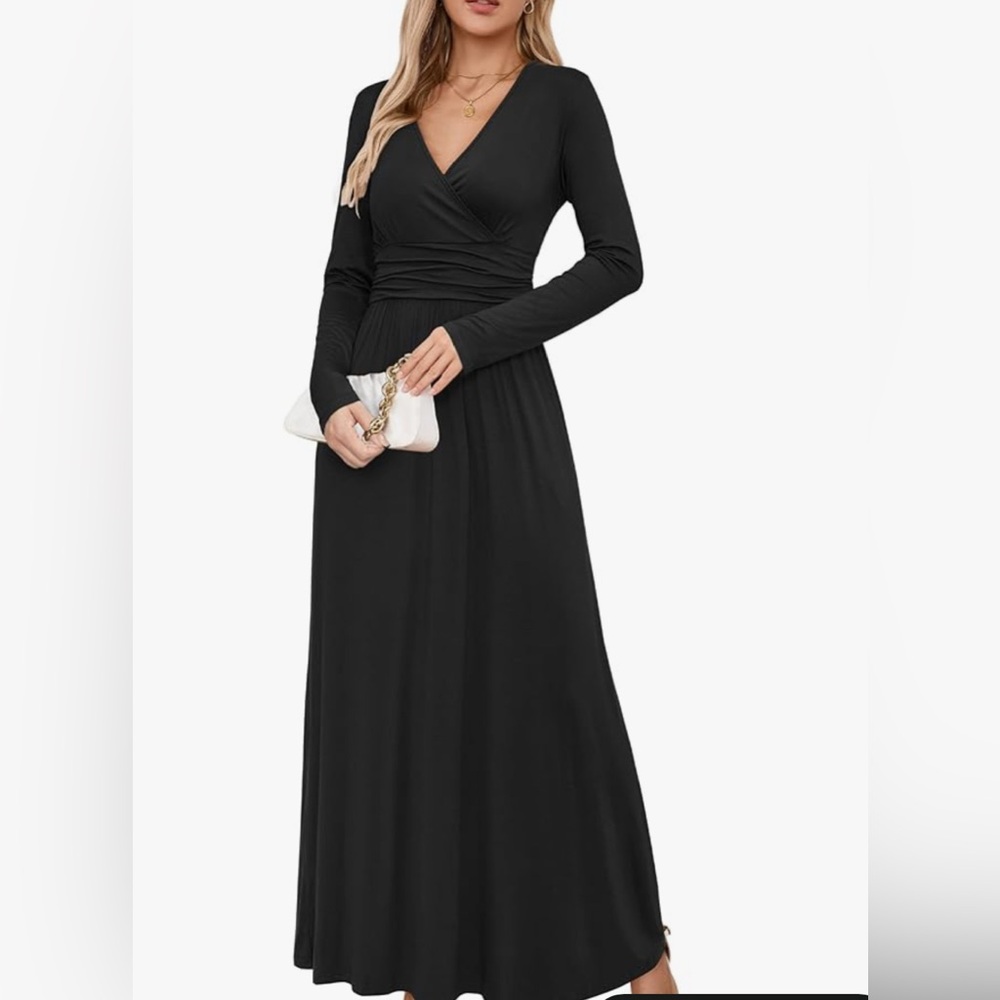 Jersey cotton maxi dress